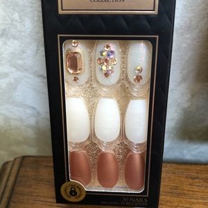 New Impress press on manicure nails.  Couture collection.  Medium.  Rhinestones.